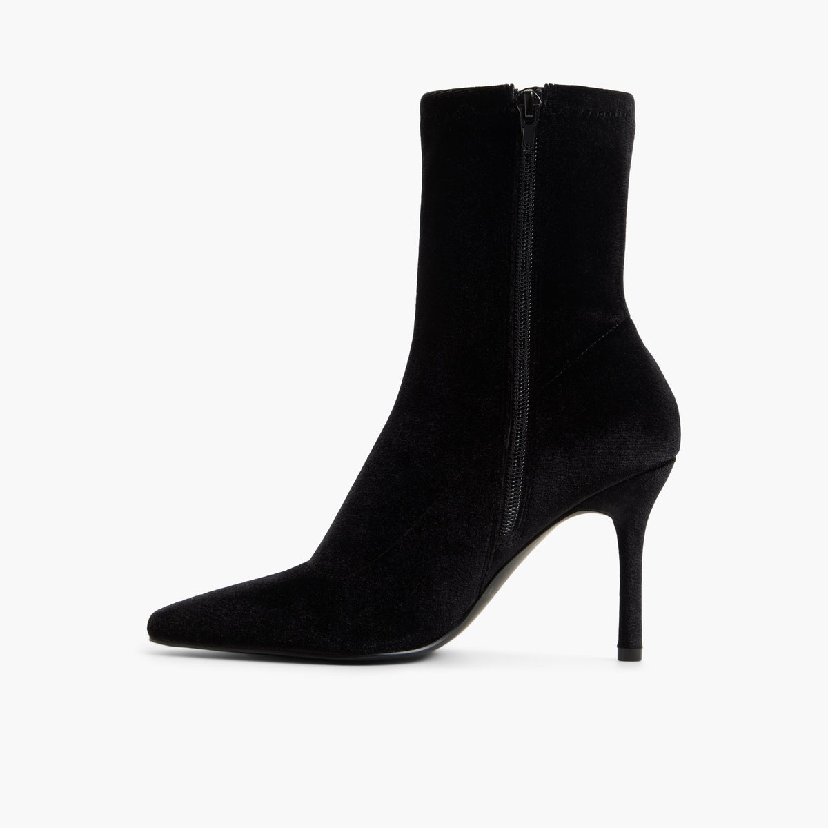 Side view of Other black Noira Ankle Boots