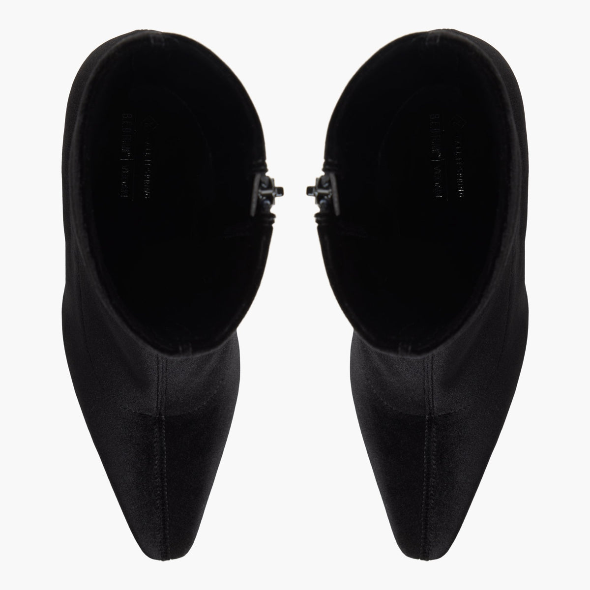 Top-down view of the Other black Noira Ankle Boots