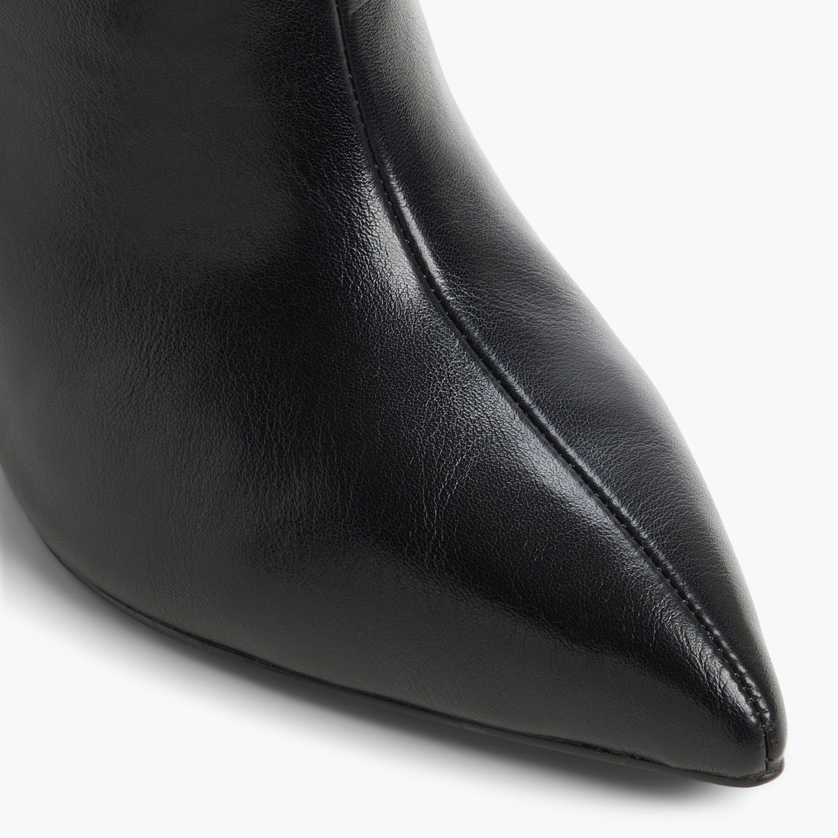 Close-up of the Black Ophra Knee-High Boots