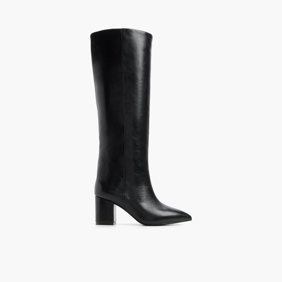 Main View of Black Ophra Knee-High Boots for Womens