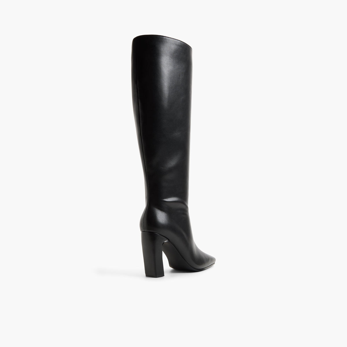 Angle de trois quarts de l'arrière de Noir Nyxen Bottes hautes