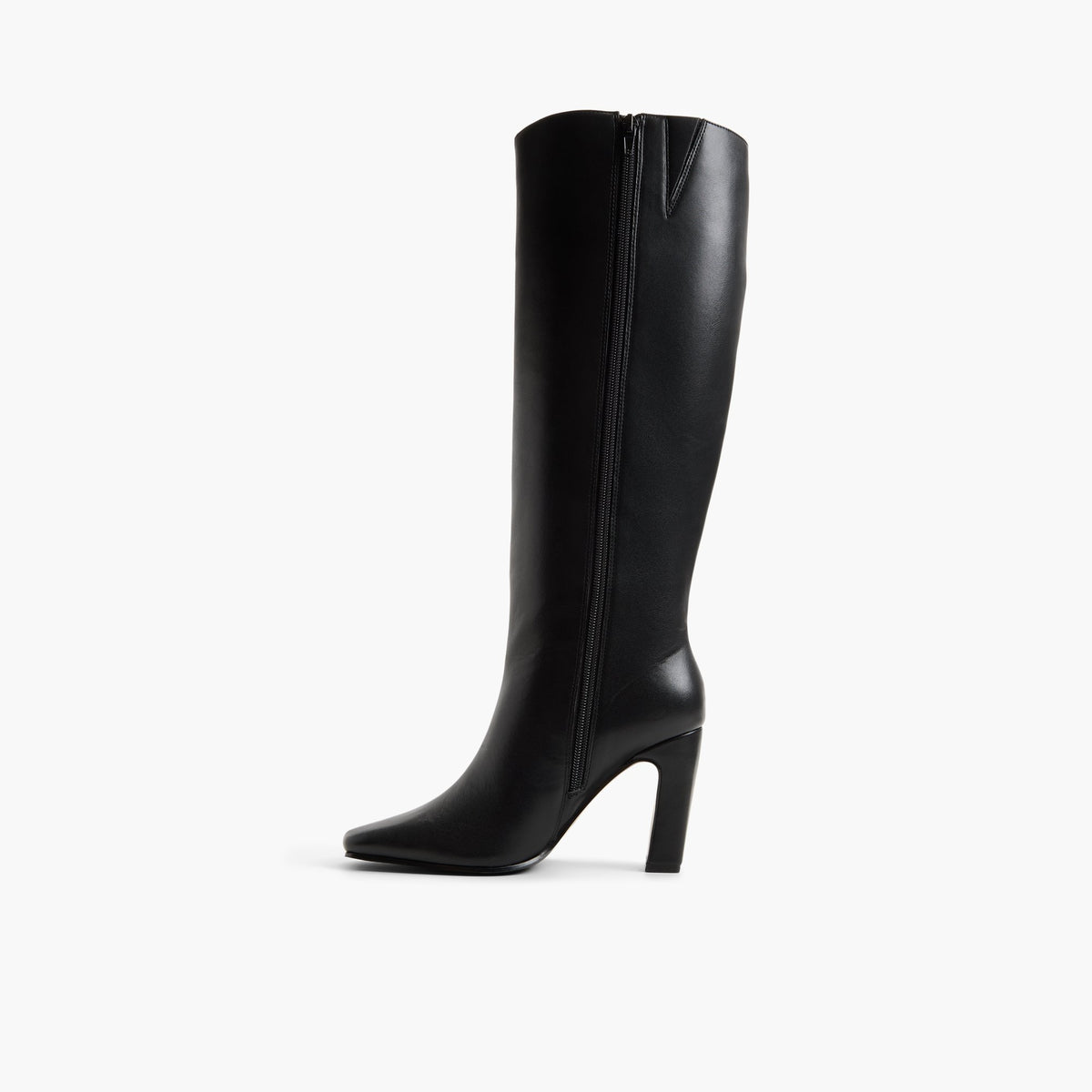 Vue latérale de Noir Nyxen Bottes hautes