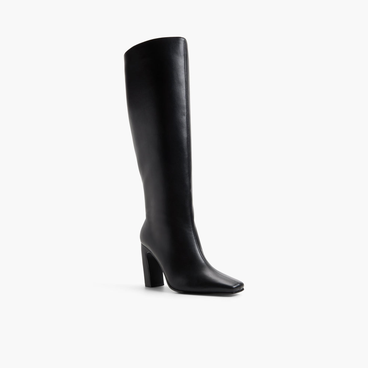 Angle de trois quarts de la face avant de Noir Nyxen Bottes hautes