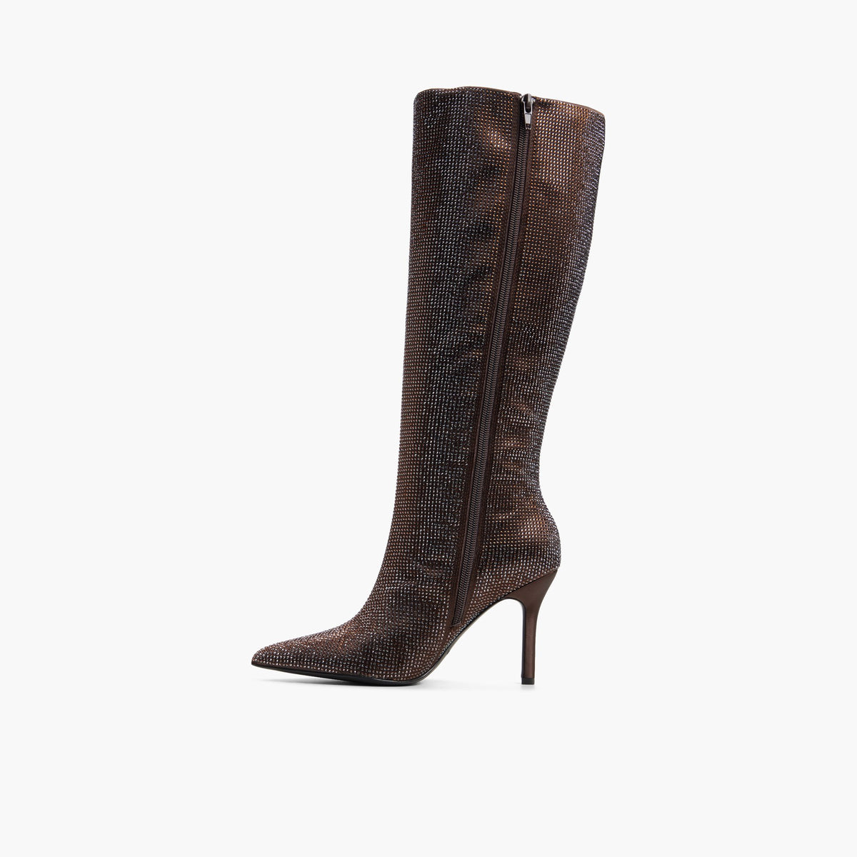 Vue latérale de Autre brun Marynn Bottes hautes