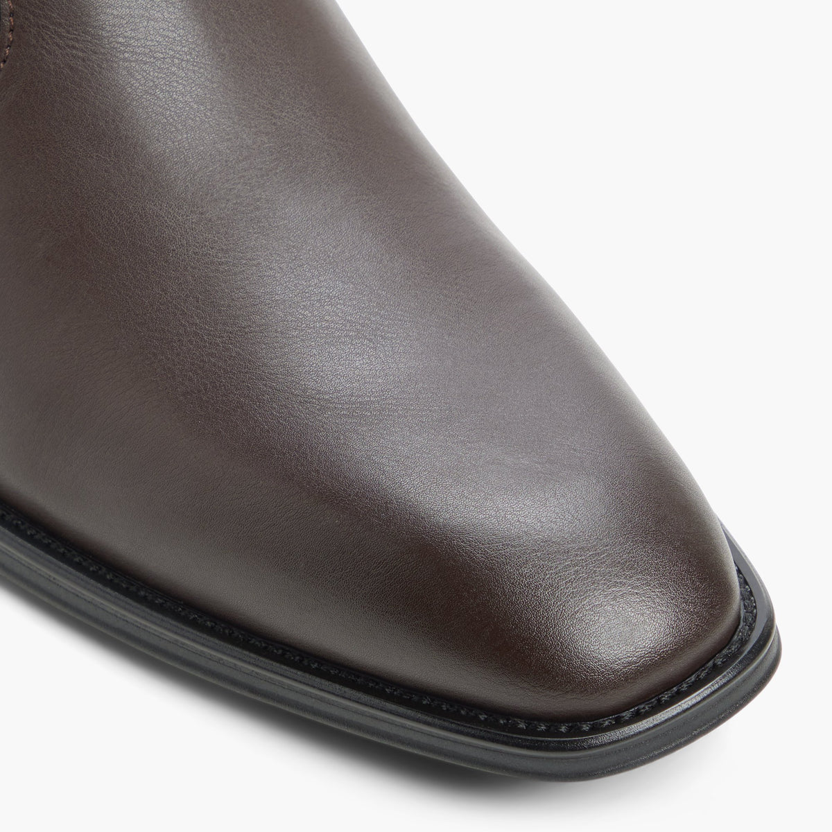 Gros plan de la Brun foncé Rigby Boots