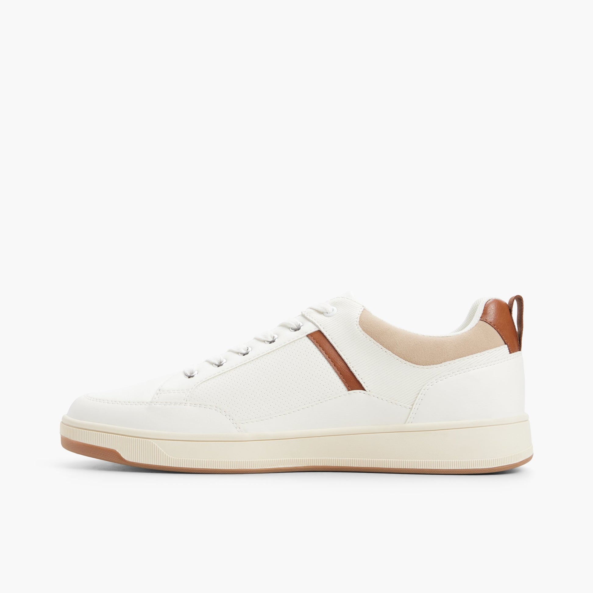 Vue latérale de Blanc Booster Sneakers