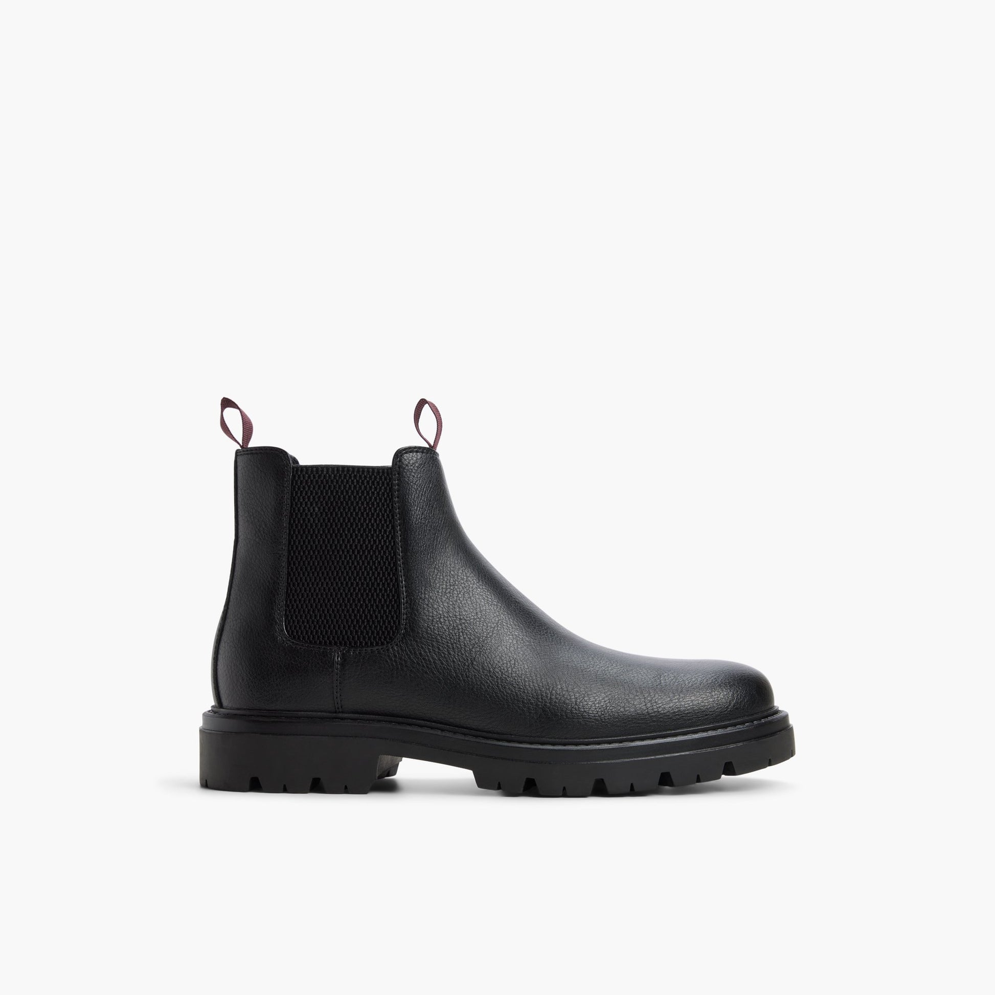 Vue principale de Noir Defender Bottes Chelsea pour Hommes