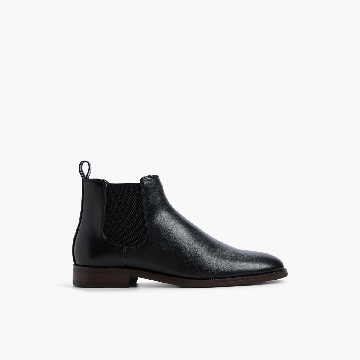 Vue principale de Noir Shifter Bottillons Chelsea pour Hommes