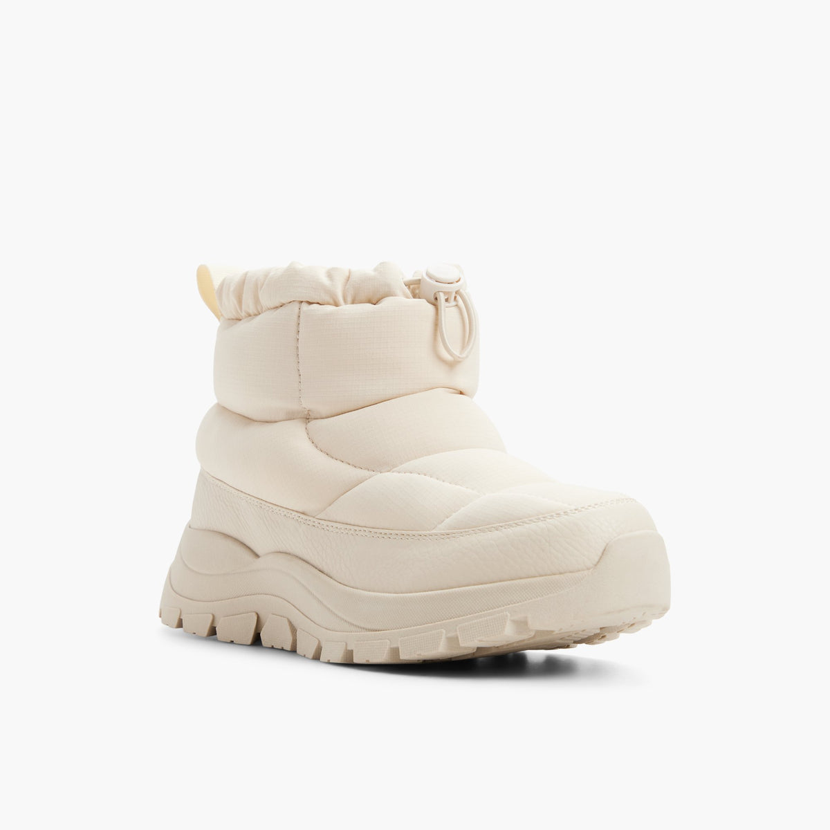 Angle de trois quarts de la face avant de Offwhite Frostiine Bottes d’hiver