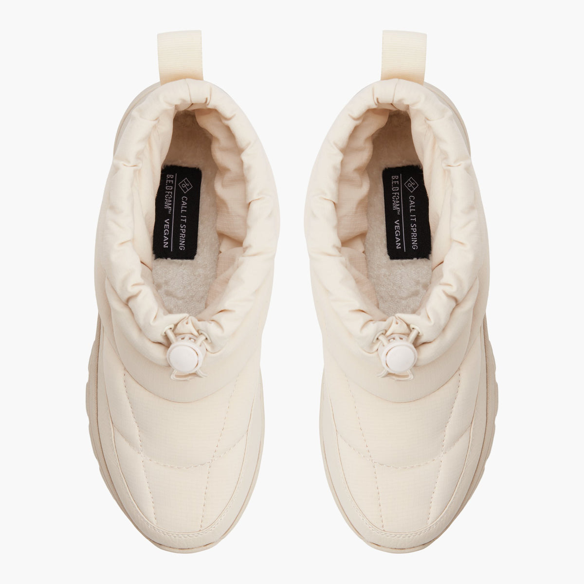 Vue de dessus de la Offwhite Frostiine Bottes d’hiver