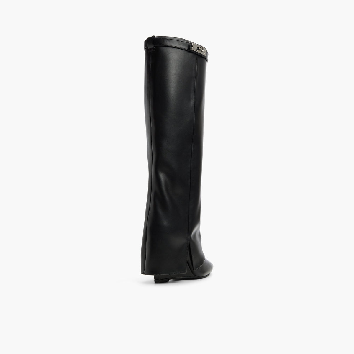 Angle de trois quarts de l'arrière de Black Marleena Bottes hautes