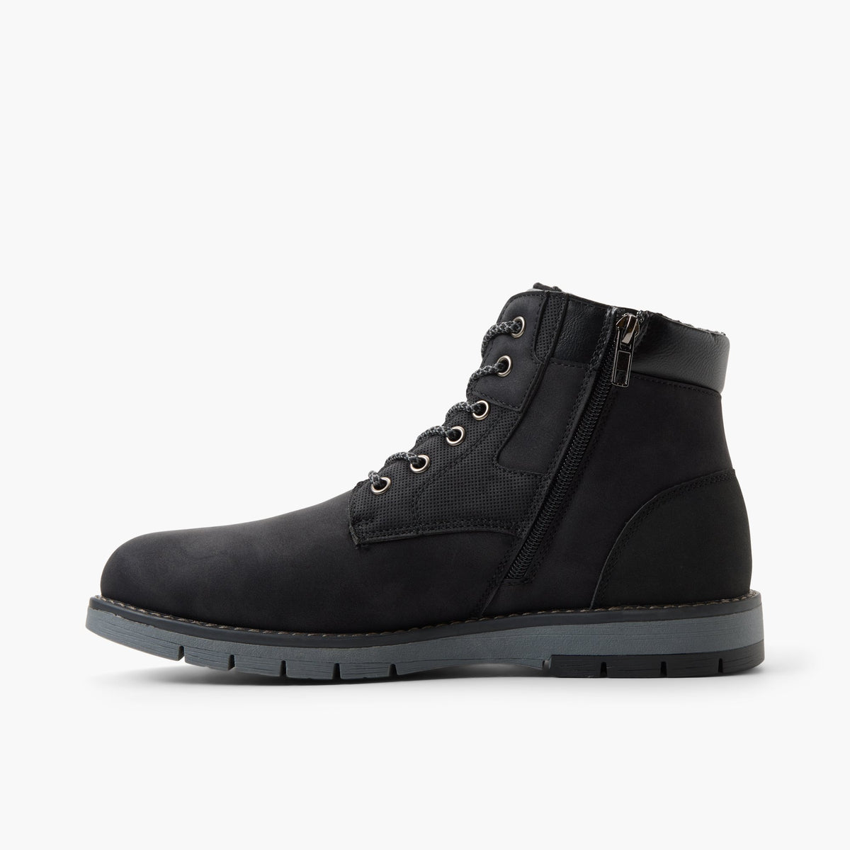 Vue latérale de Black Camperwood Bottes à lacets