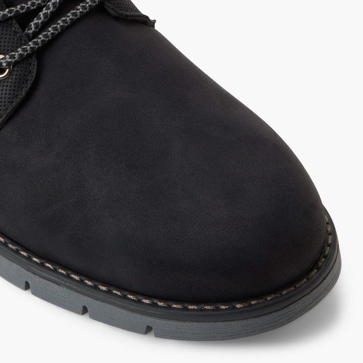 Gros plan de la Black Camperwood Bottes à lacets