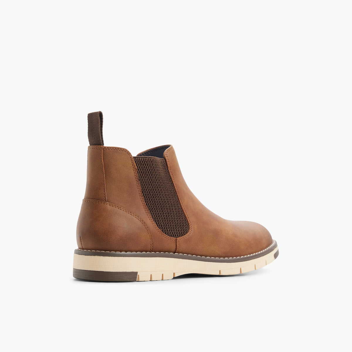 Angle de trois quarts de l'arrière de Cognac Urbantrek Bottes Chelsea