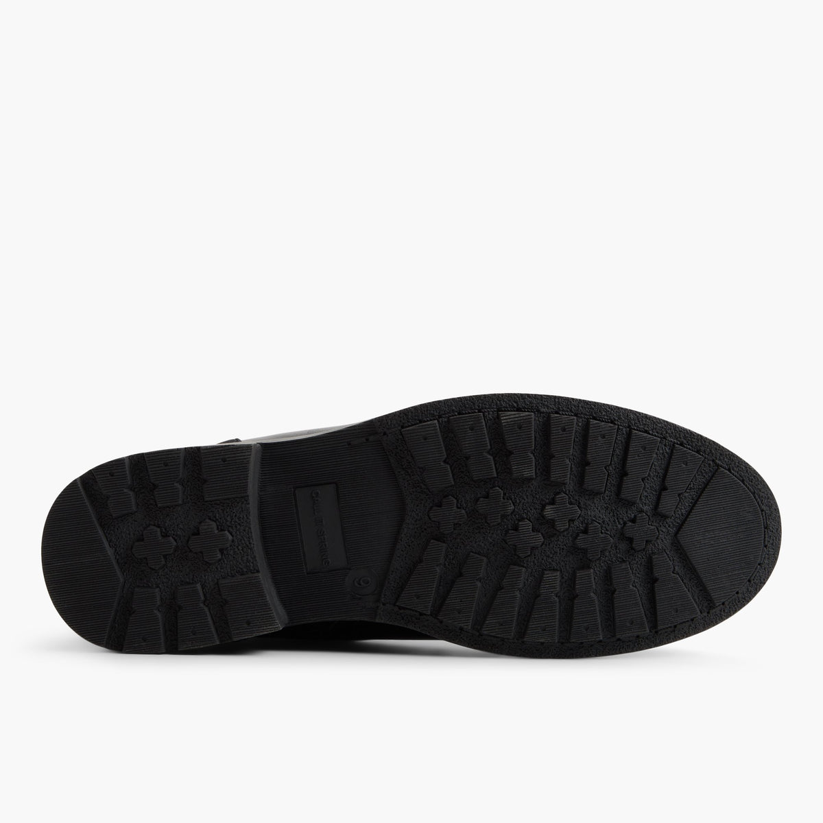 View of Black Redwood Lace-Up Boots's sole