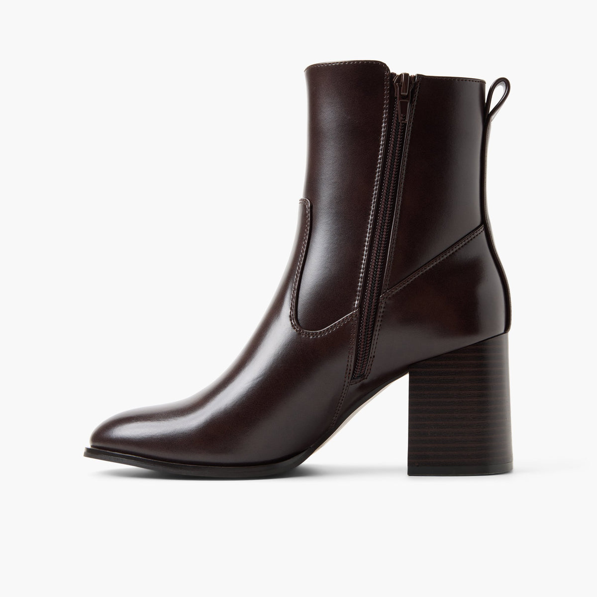 Side view of Brown Velda Chelsea Boots