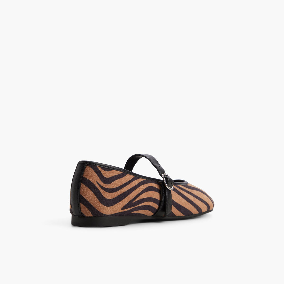 Angle de trois quarts de l'arrière de Black multi Elyiaa Ballerines Mary Jane