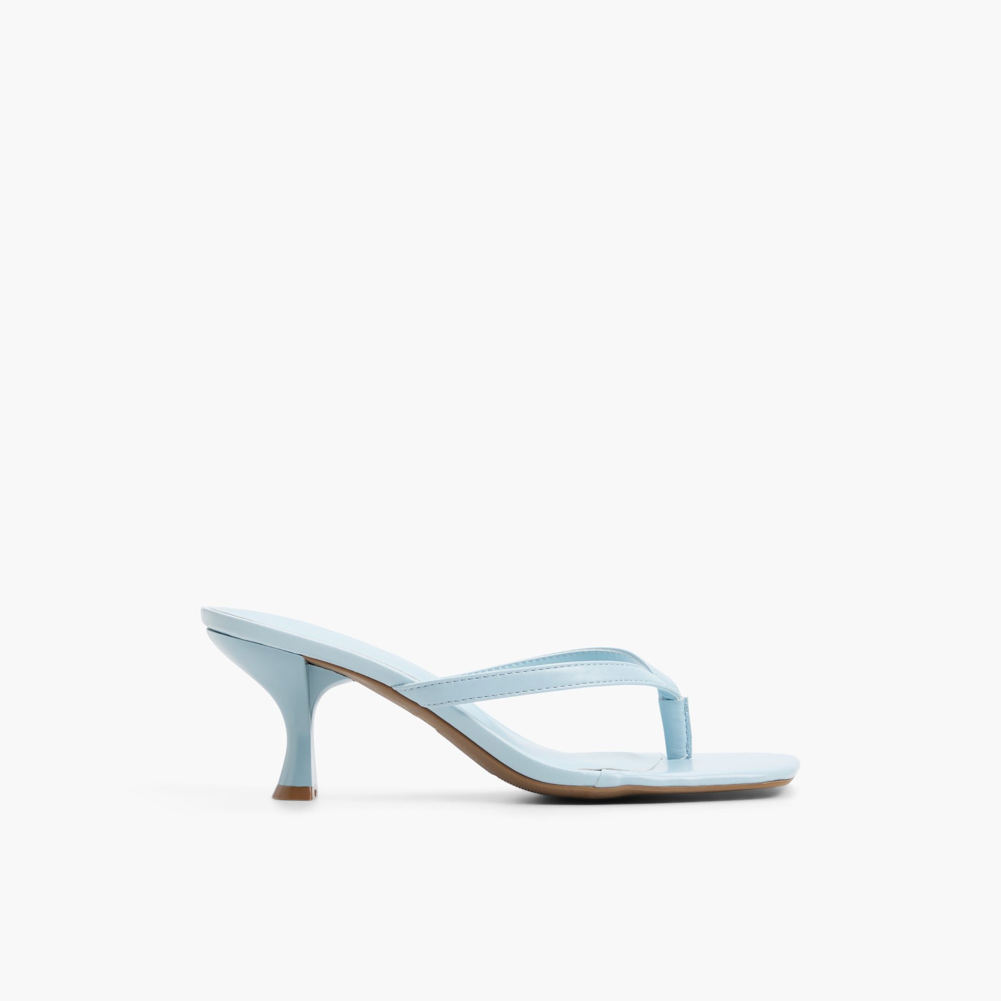 Vue principale de Bright blue Luxa Sandales tong à talon pour Femmes